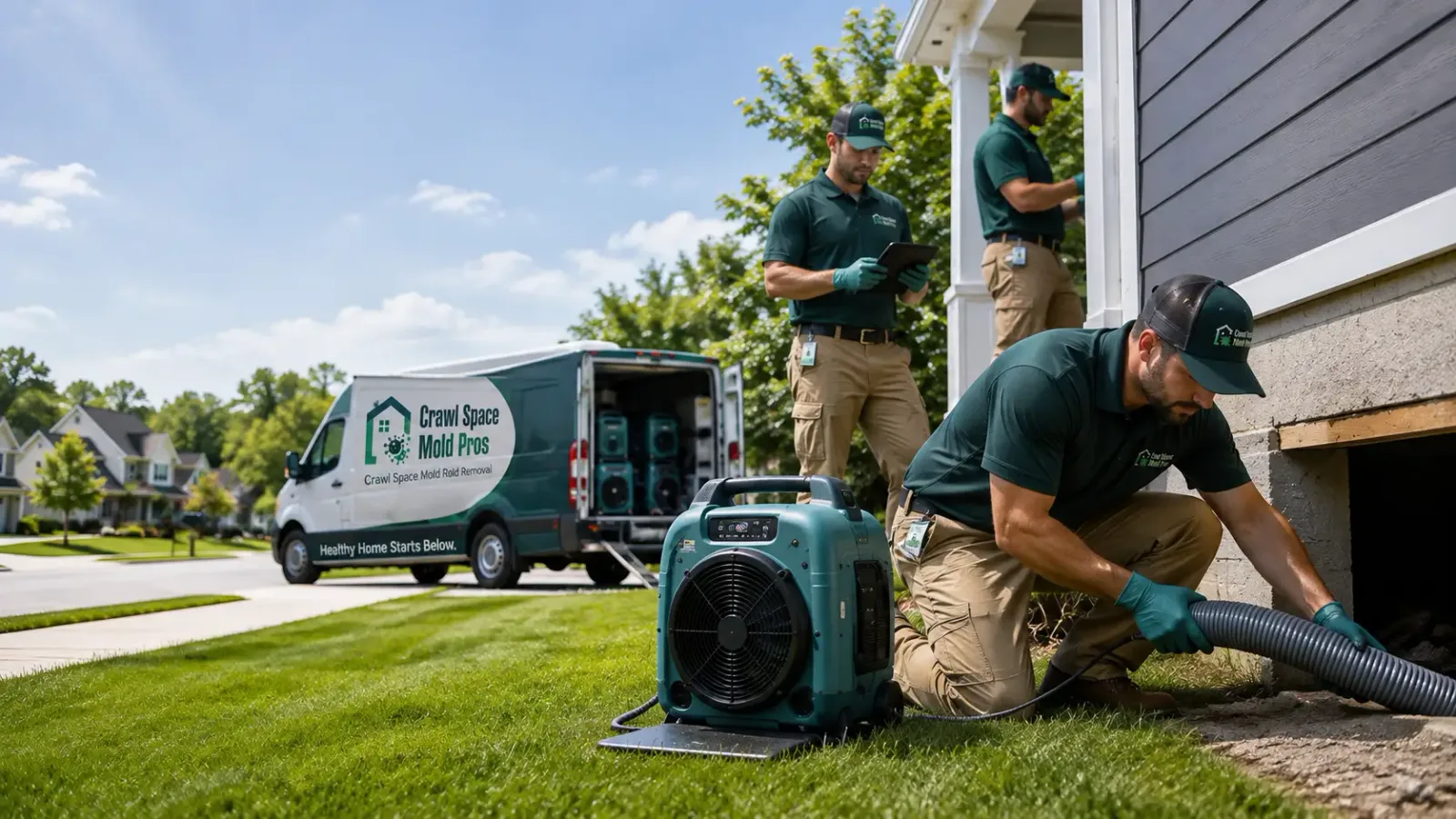 Crawl Space Mold Removal in Crescent, PA